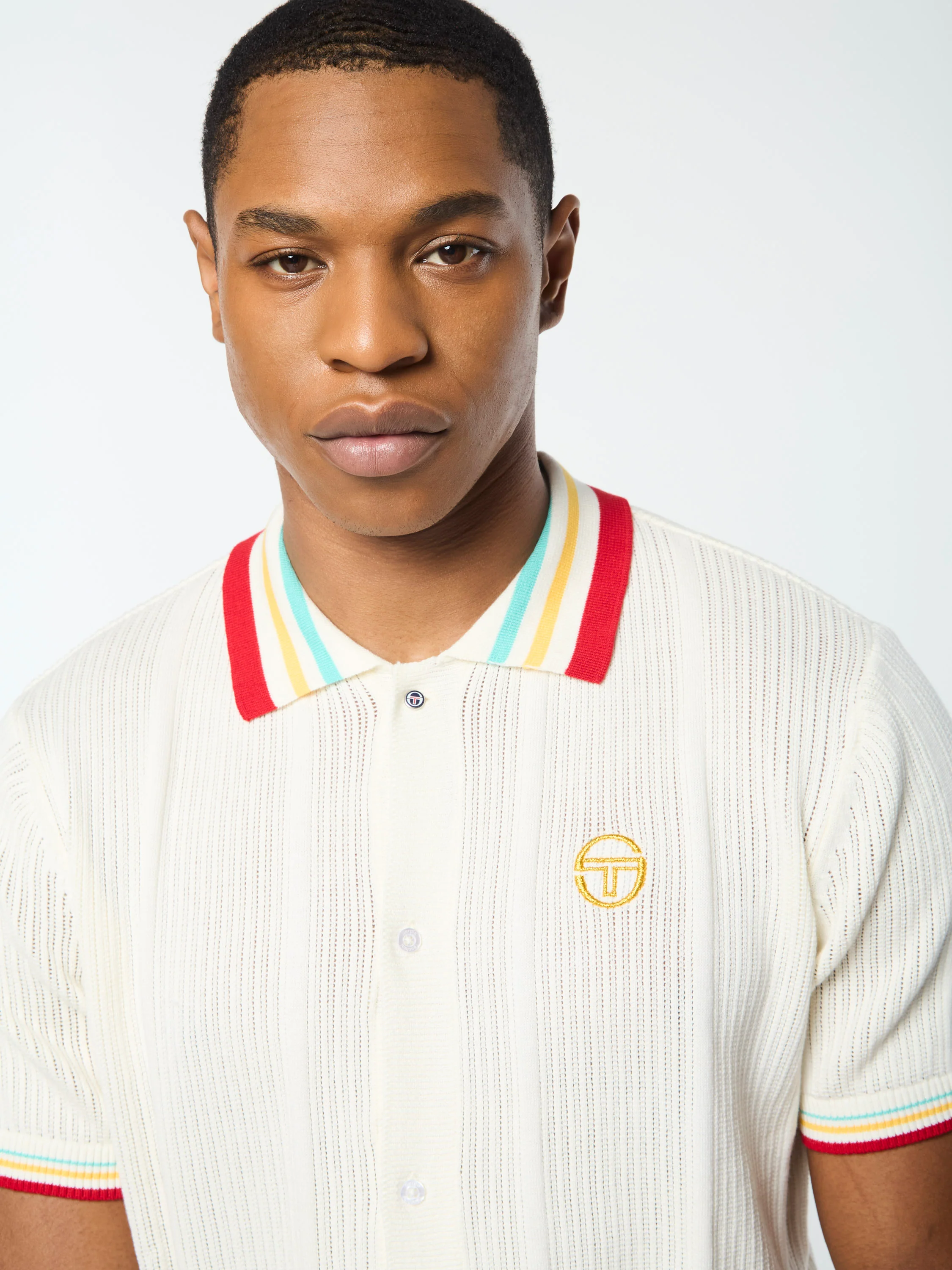 Slice Polo- Gardenia/ Gold - Image 9
