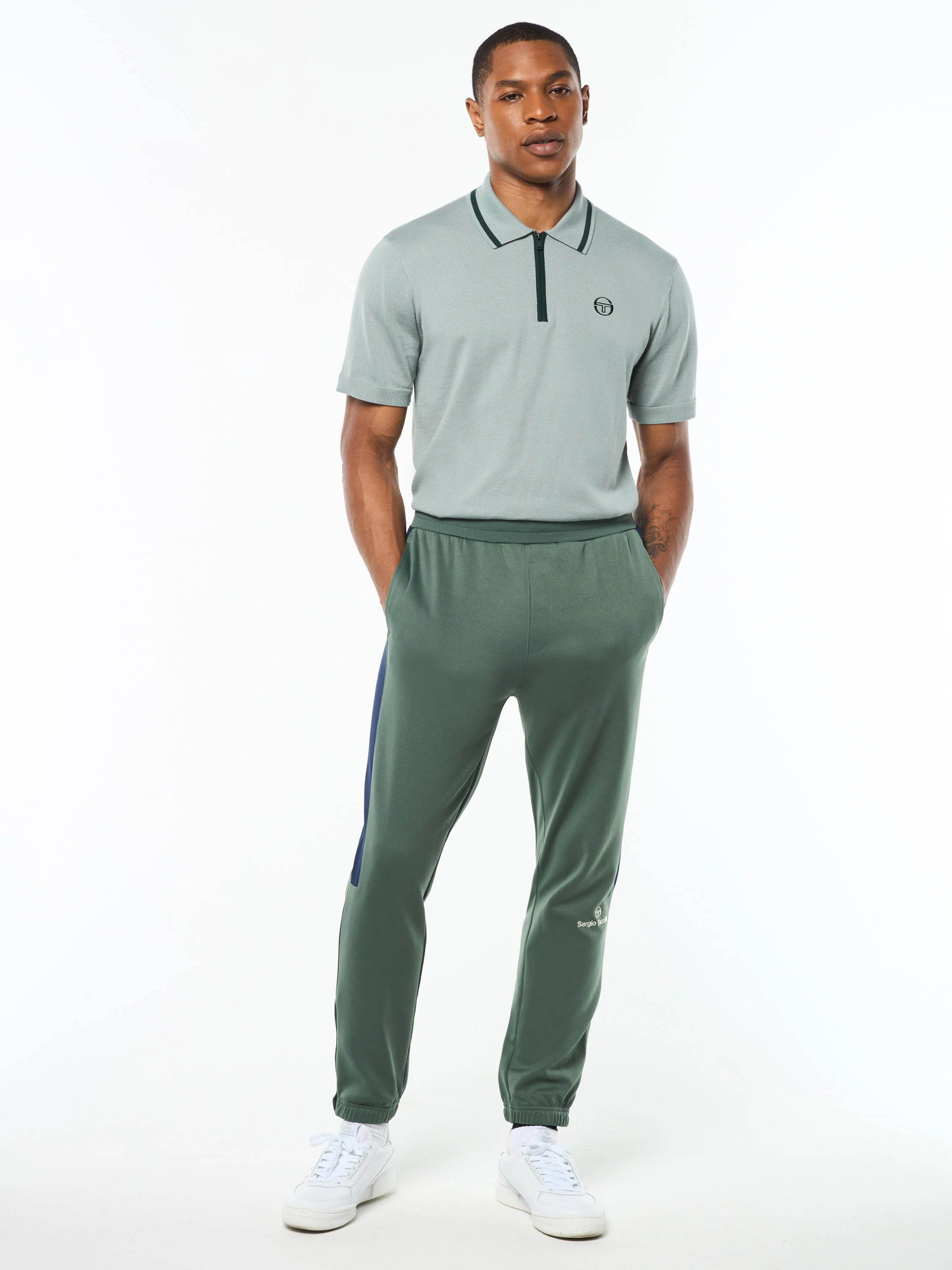 Spacco Track Pant- Duck Green - Image 3