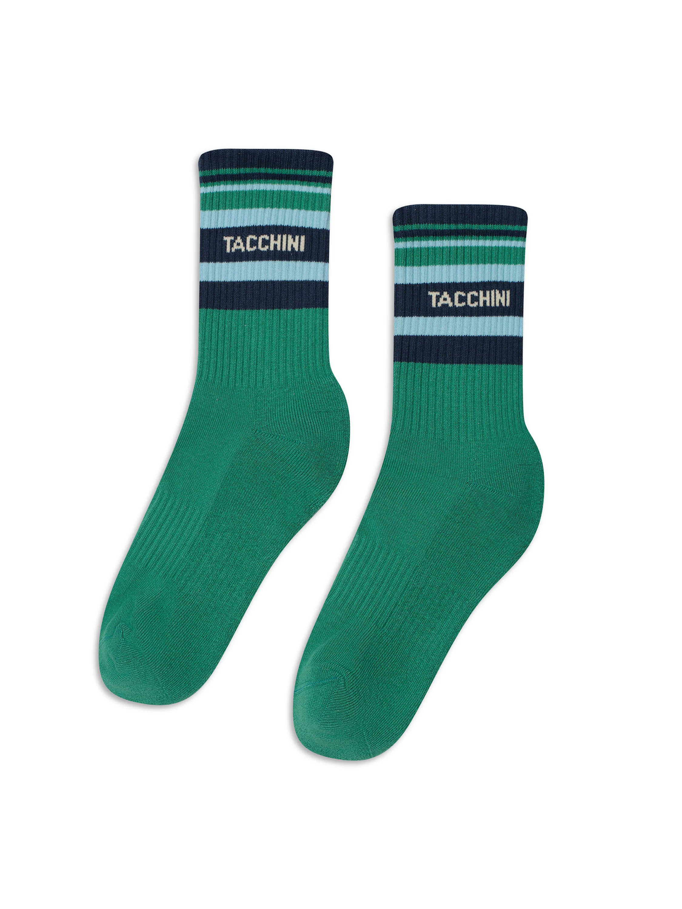 Strisce Sock-Bottle Green - Image 2