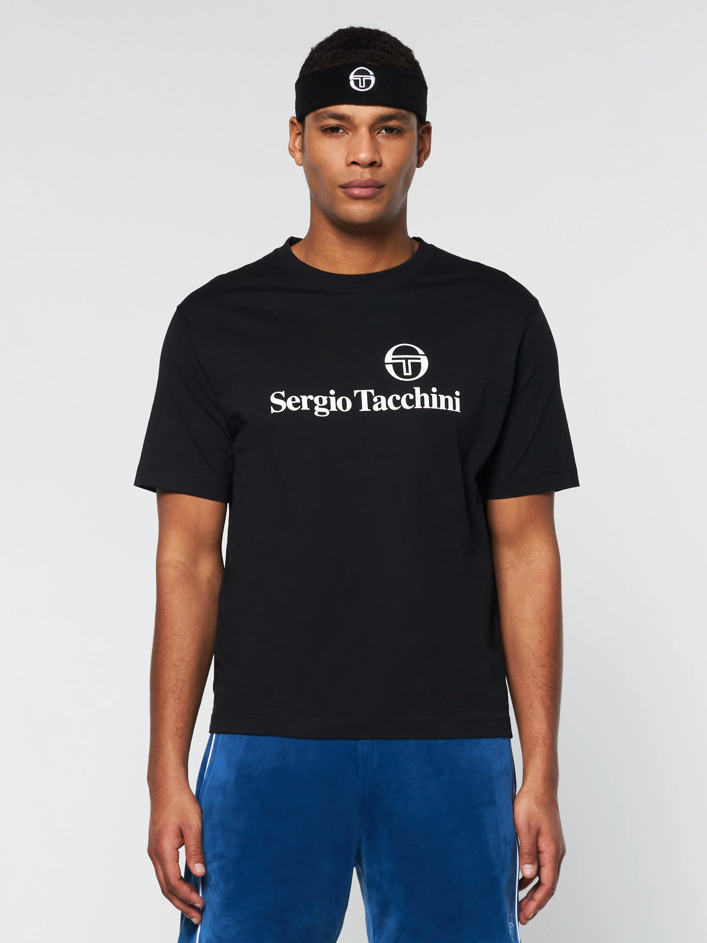 TENNIS HEADBAND- Black - Image 4