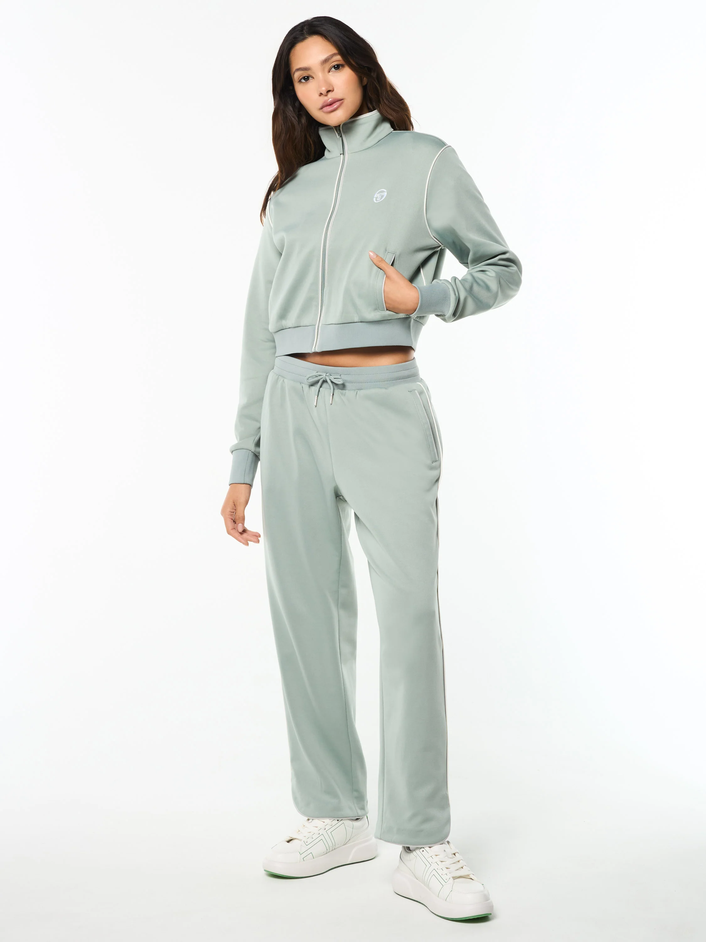 Terina Track Jacket- Slate Gray - Image 3