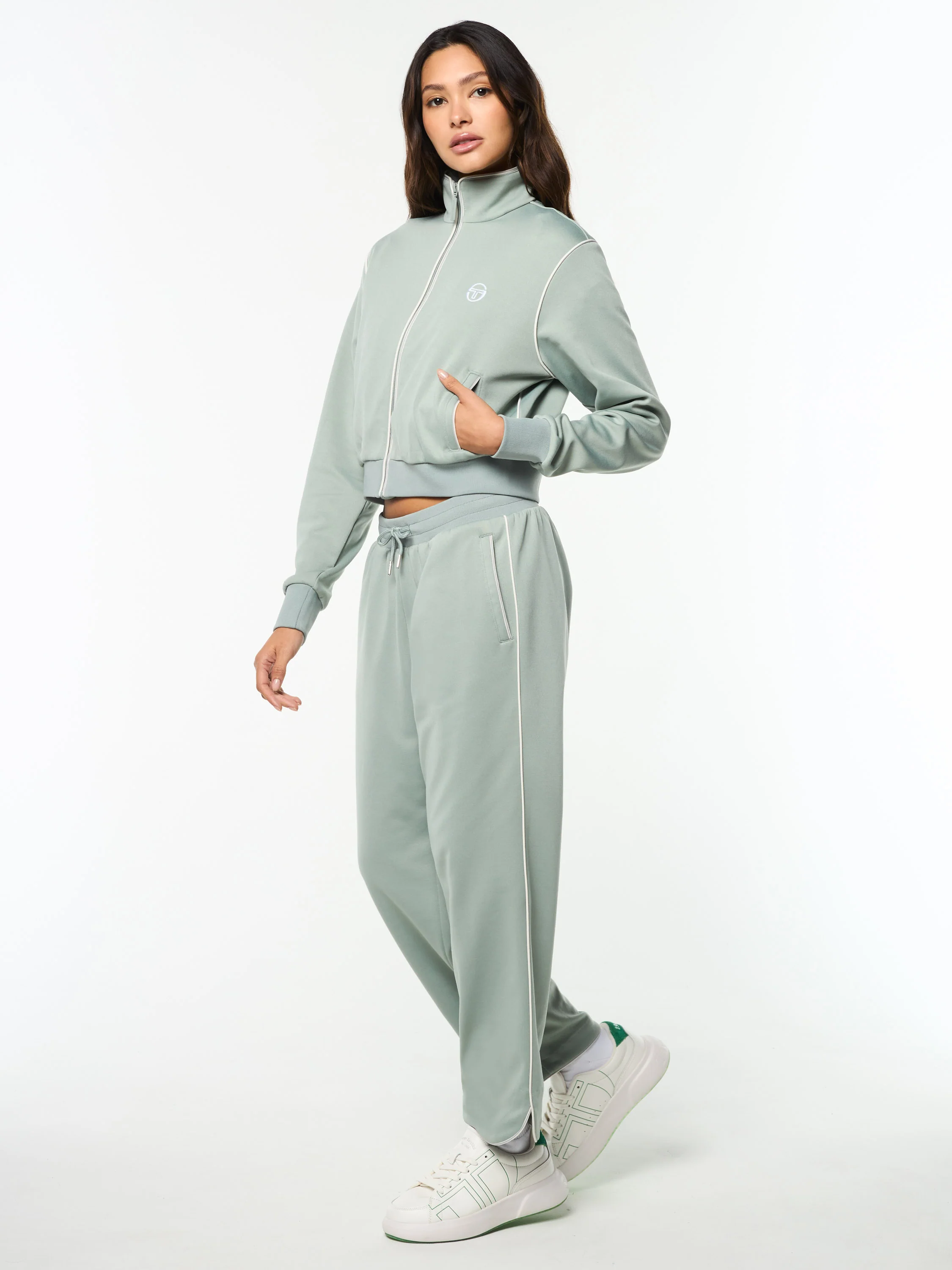 Terina Track Jacket- Slate Gray - Image 4