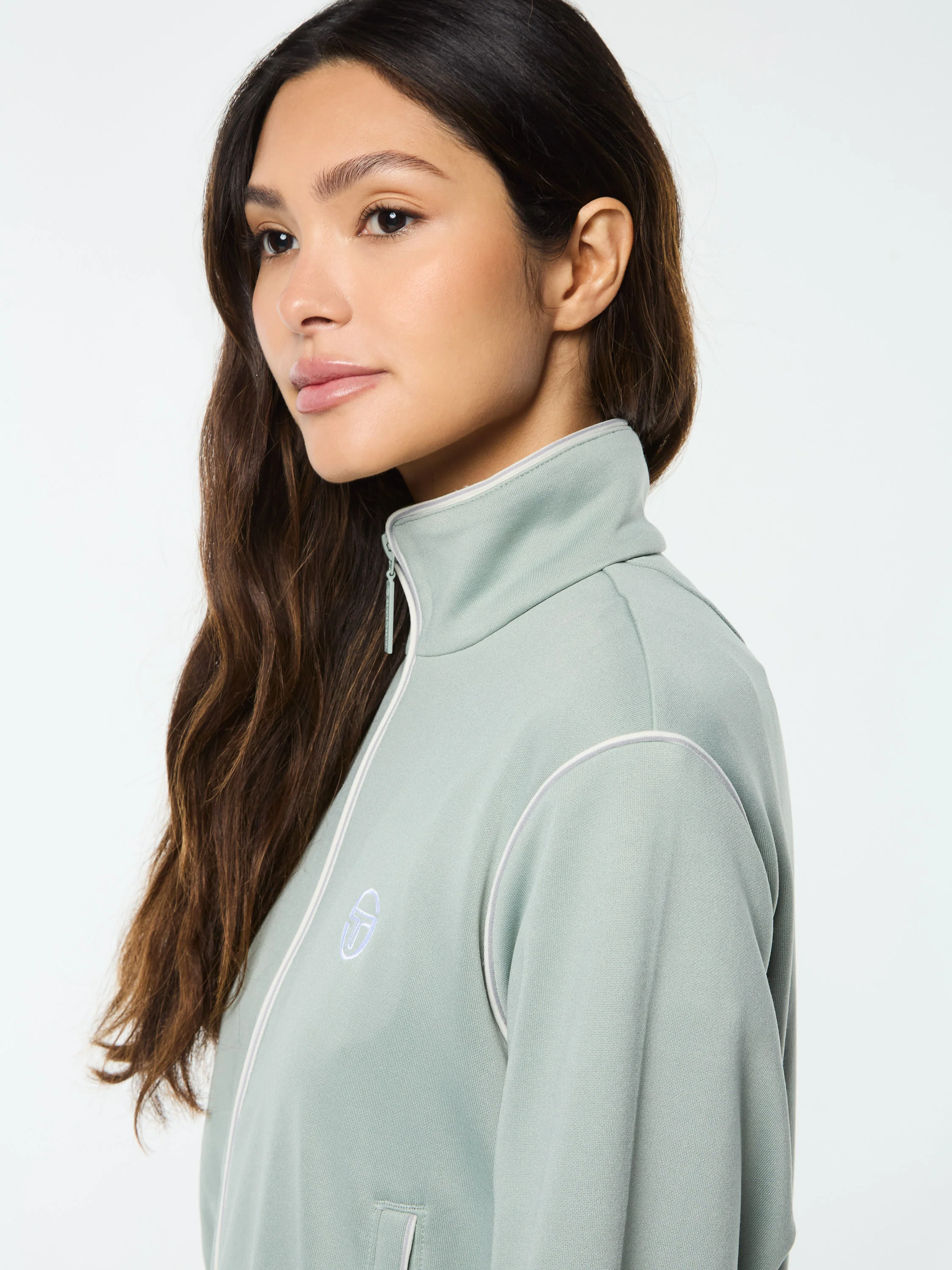 Terina Track Jacket- Slate Gray - Image 7