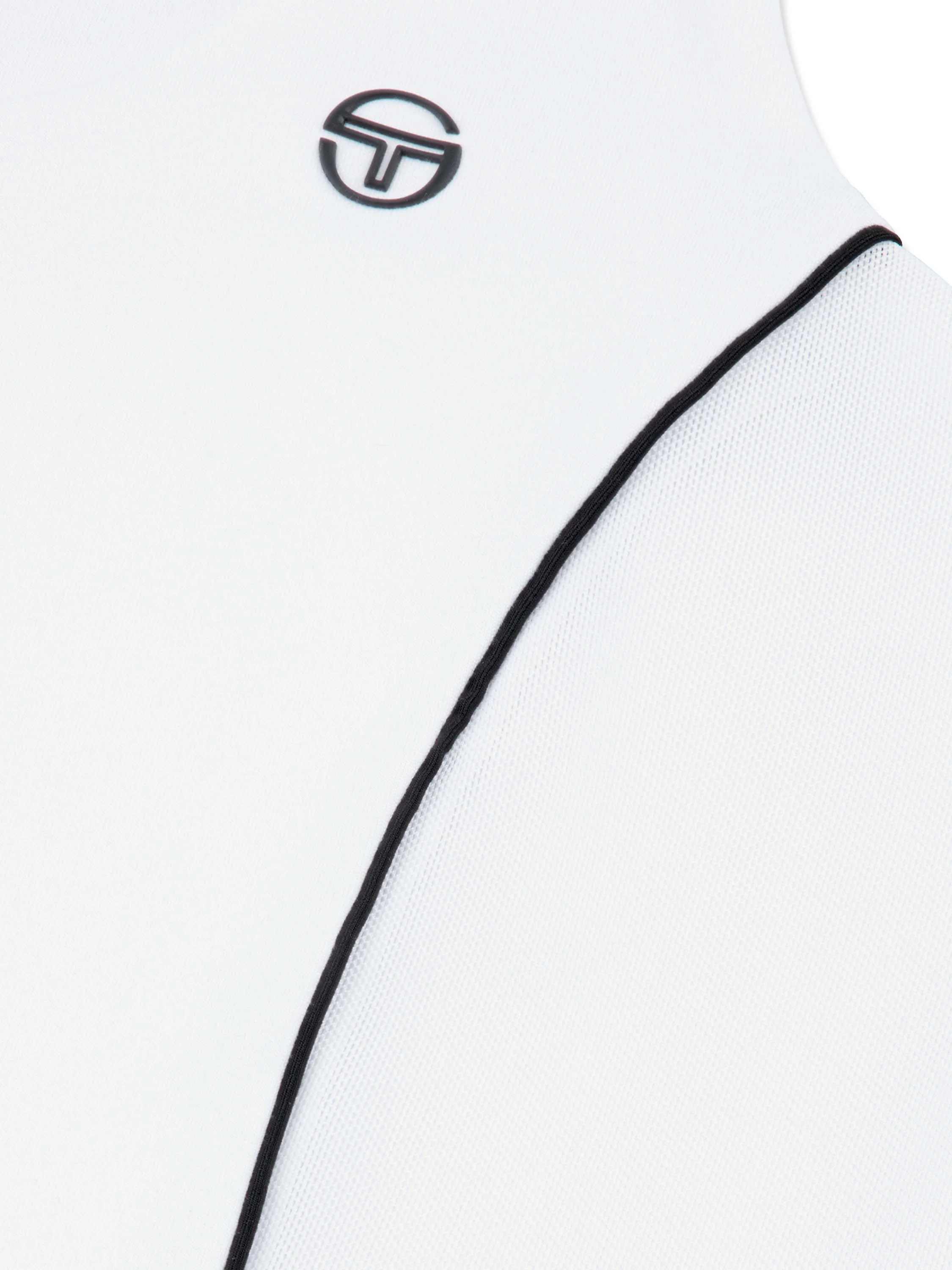 Tessa Scoop Neck Tank- Brilliant White - Image 5