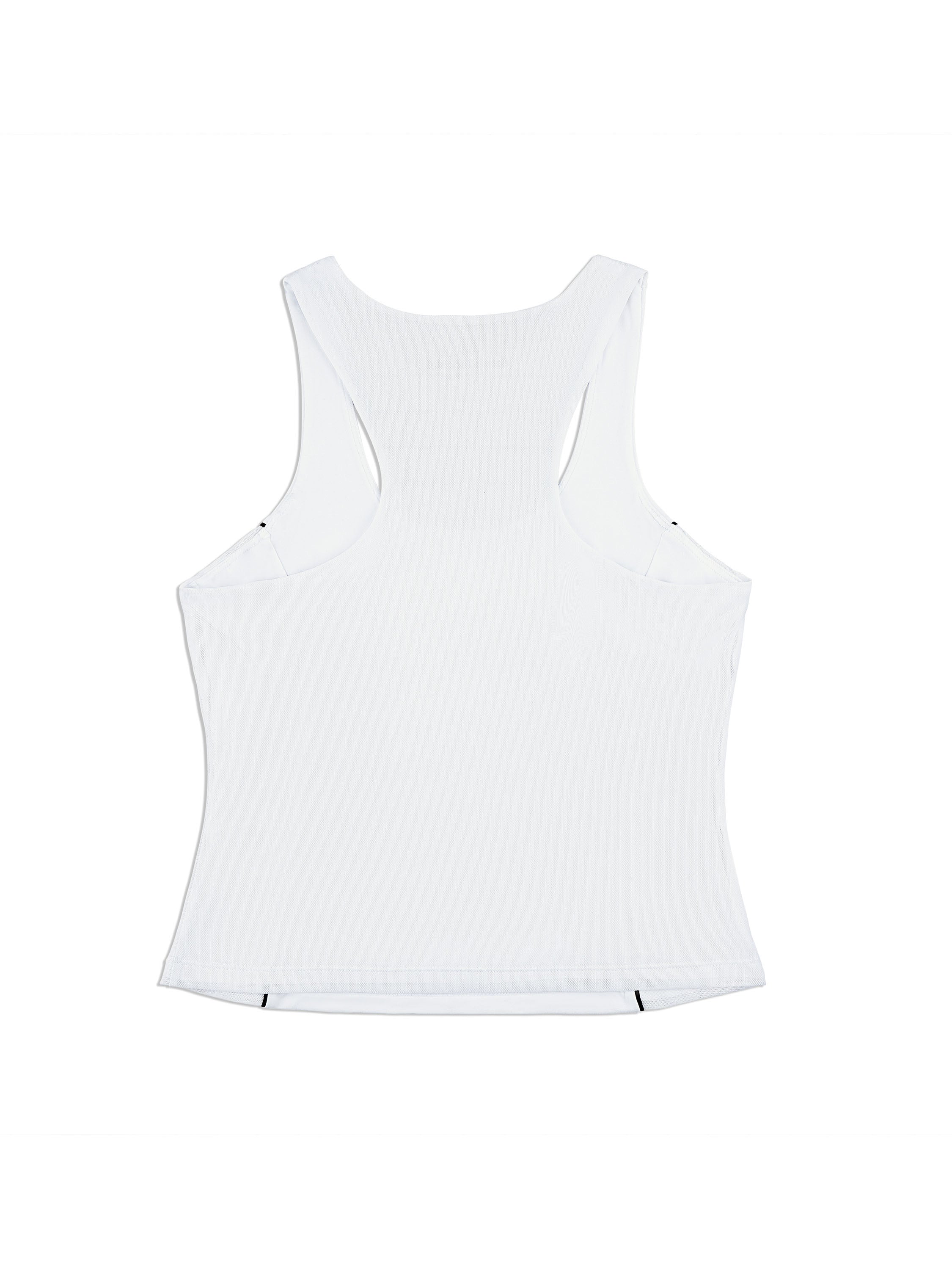 Tessa Scoop Neck Tank- Brilliant White - Image 7