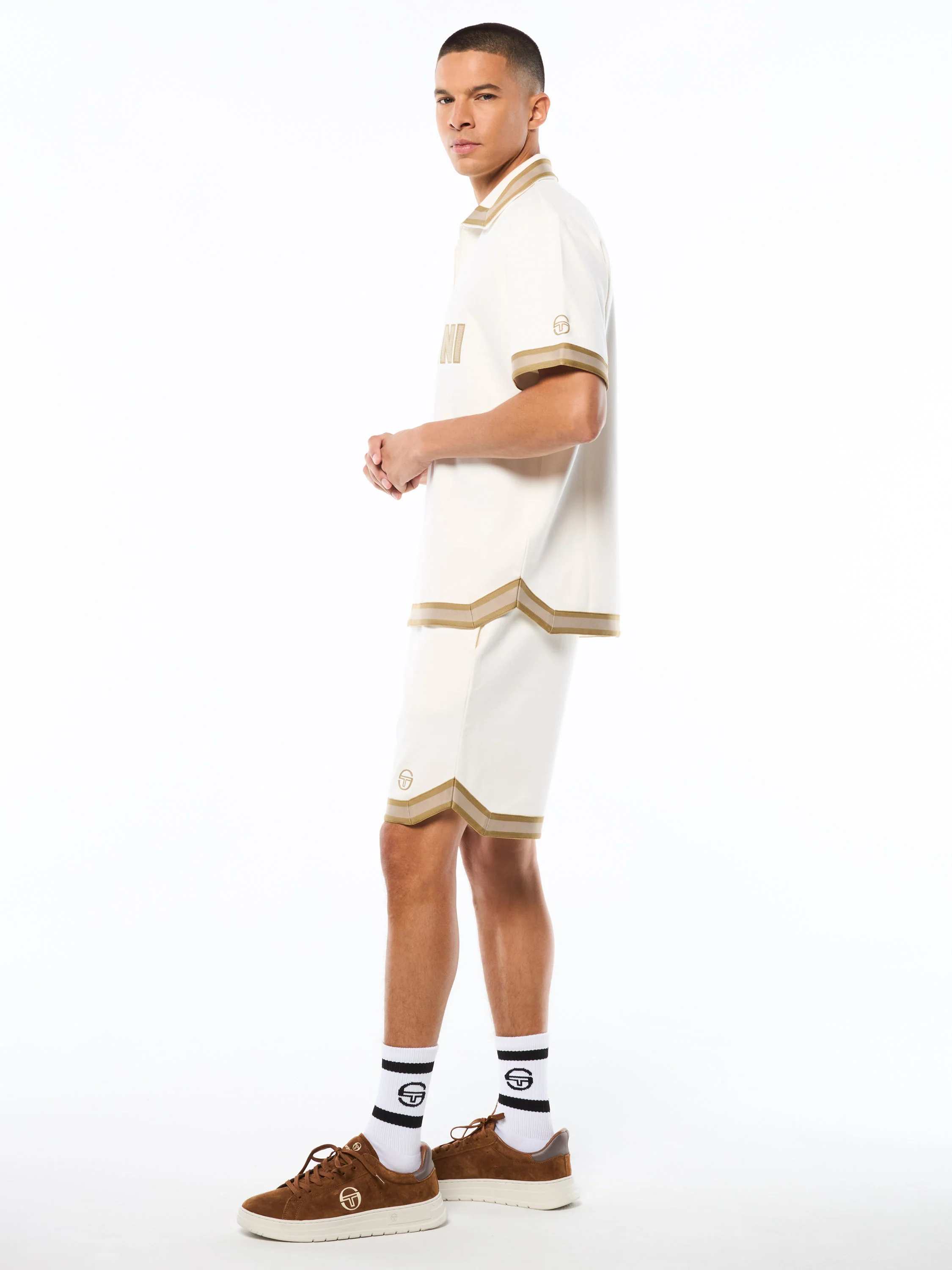 Tito Short Sleeve Polo-Gardenia - Image 3