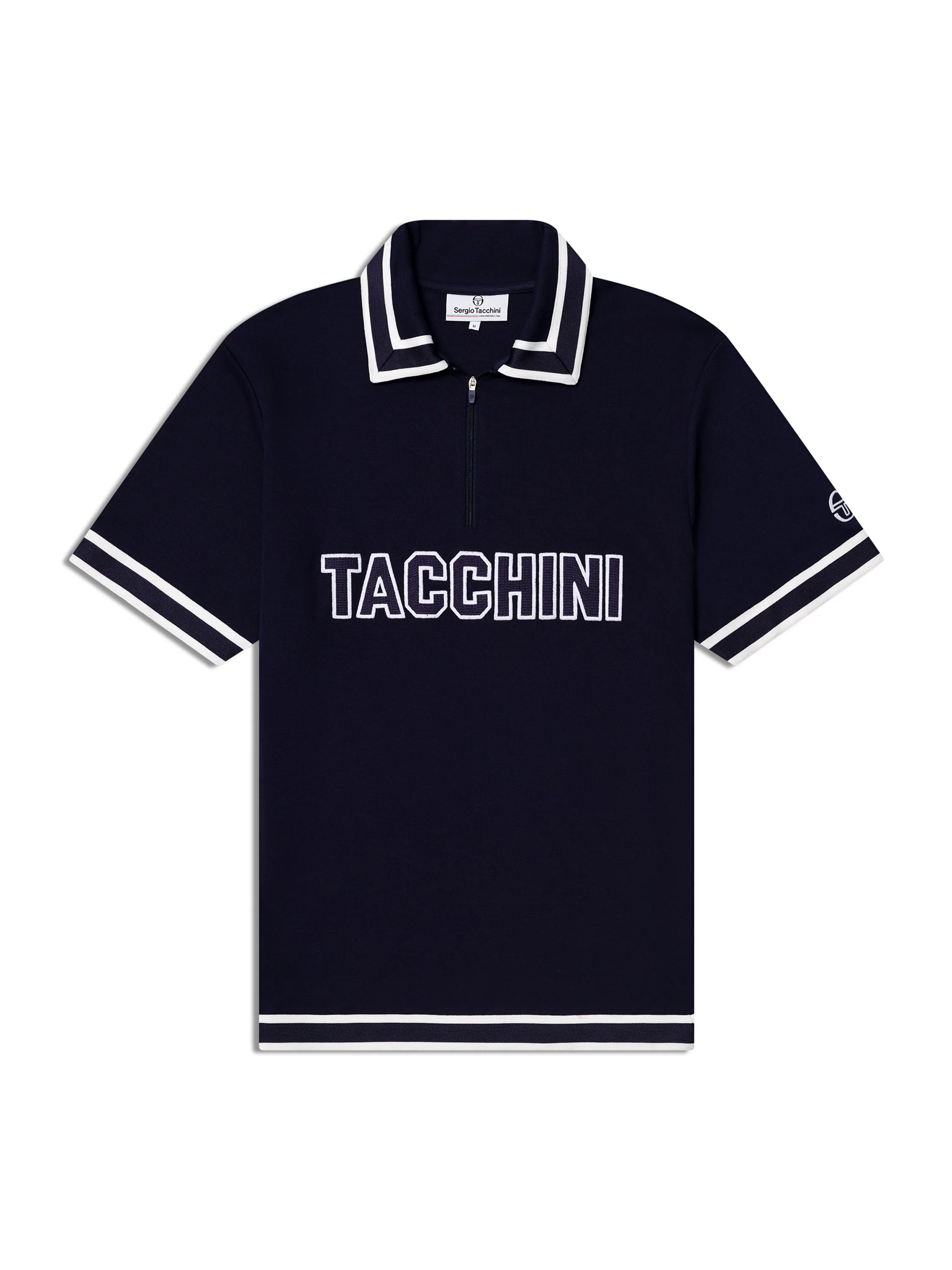 Tito Short Sleeve Polo-Maritime Blue - Image 2