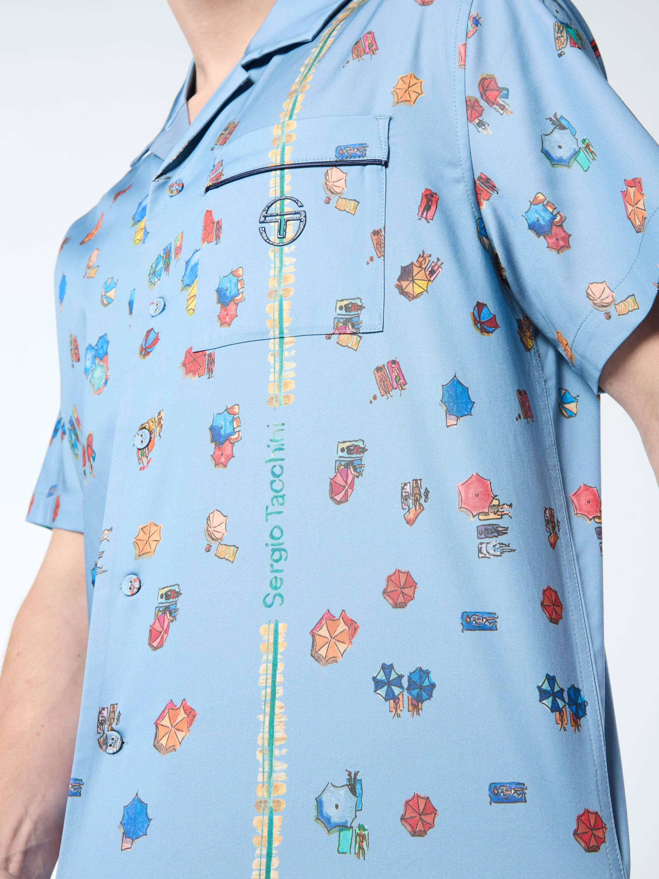 Tosca Cabana Shirt- Faded Denim - Image 9
