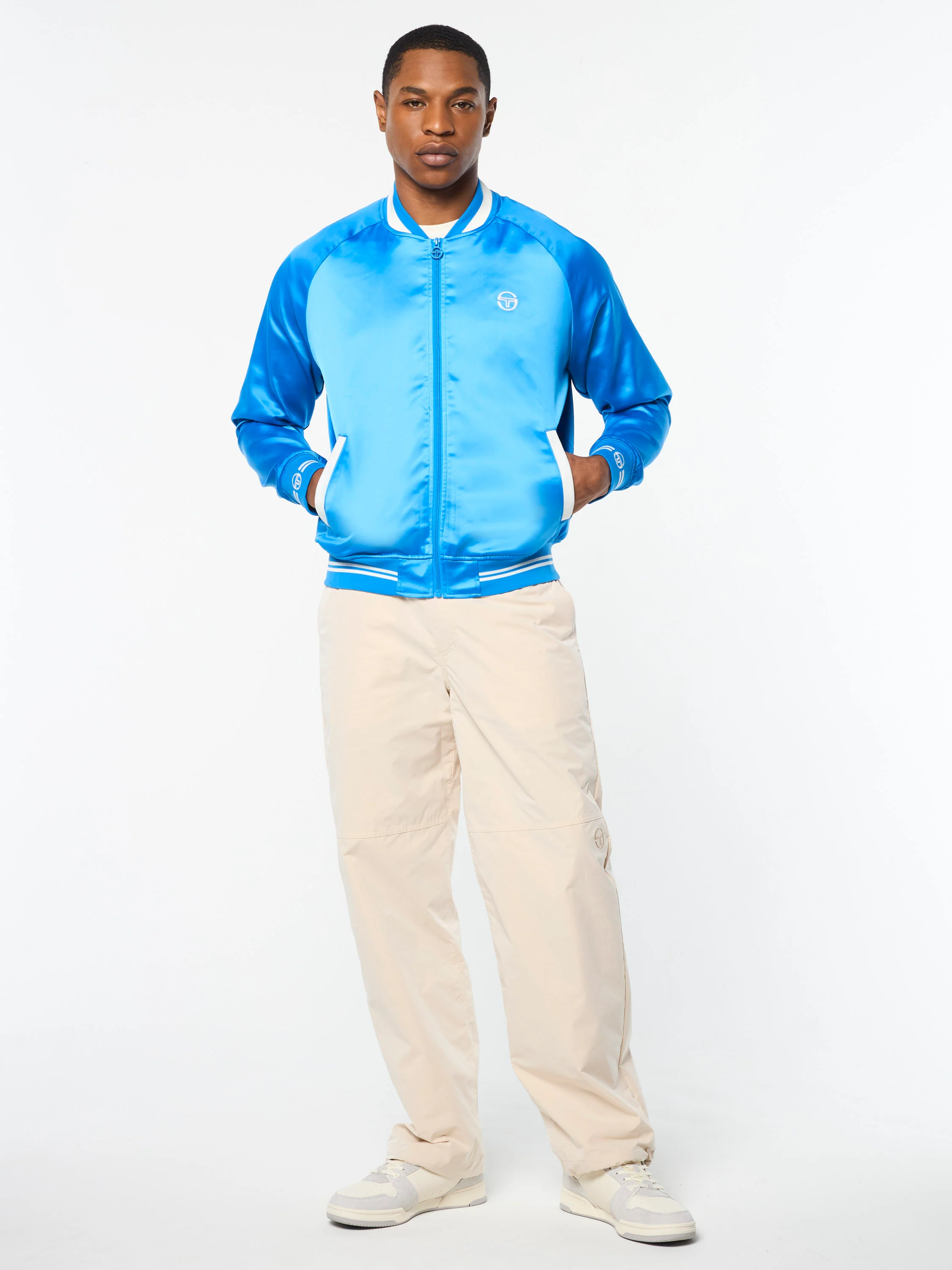 Tosca Varsity Jacket- French Blue - Image 7