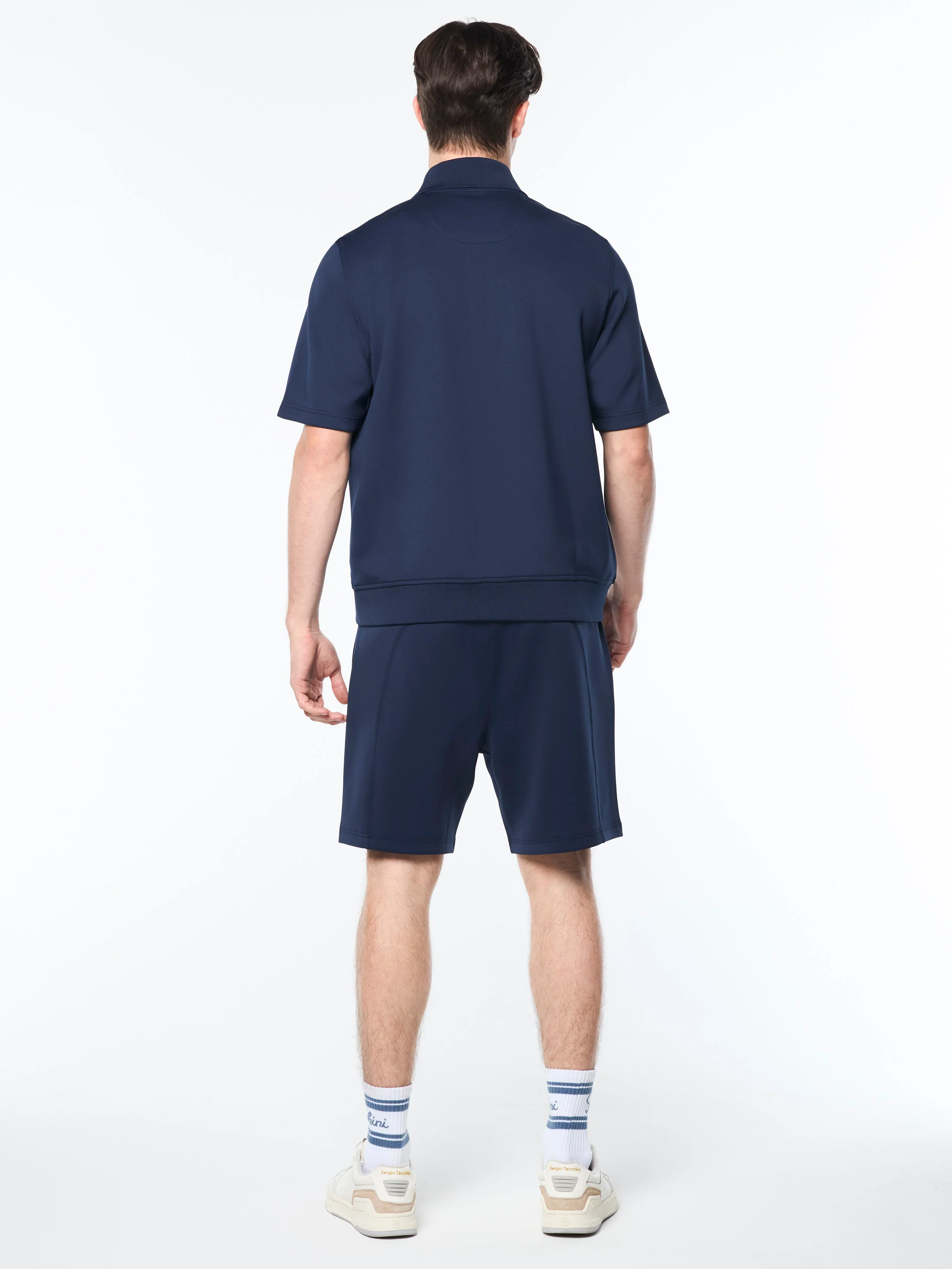 Urso Short Sleeve Track Jacket- Maritime Blue - Image 6