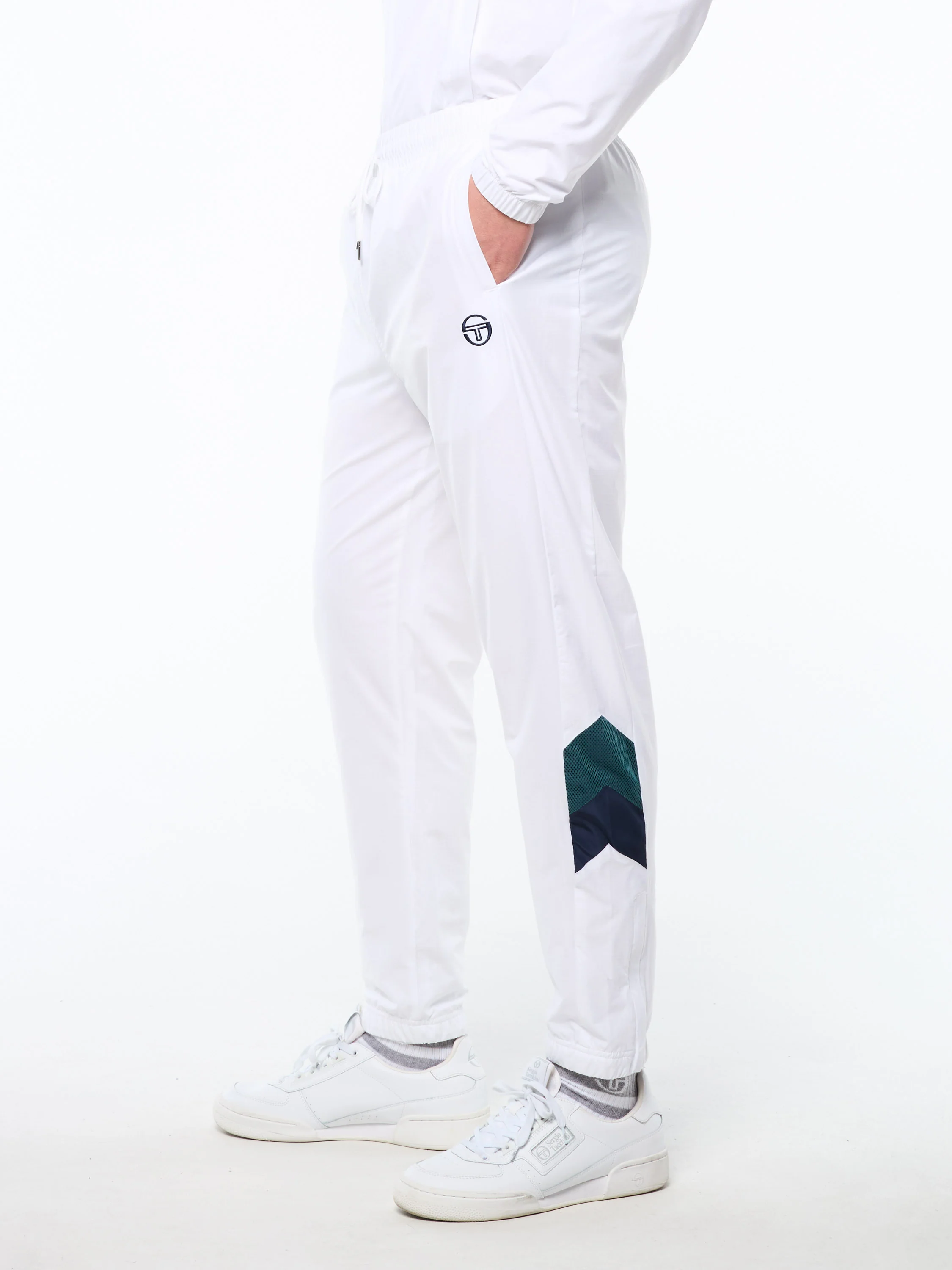 Ventilato Track Pant-Brilliant White