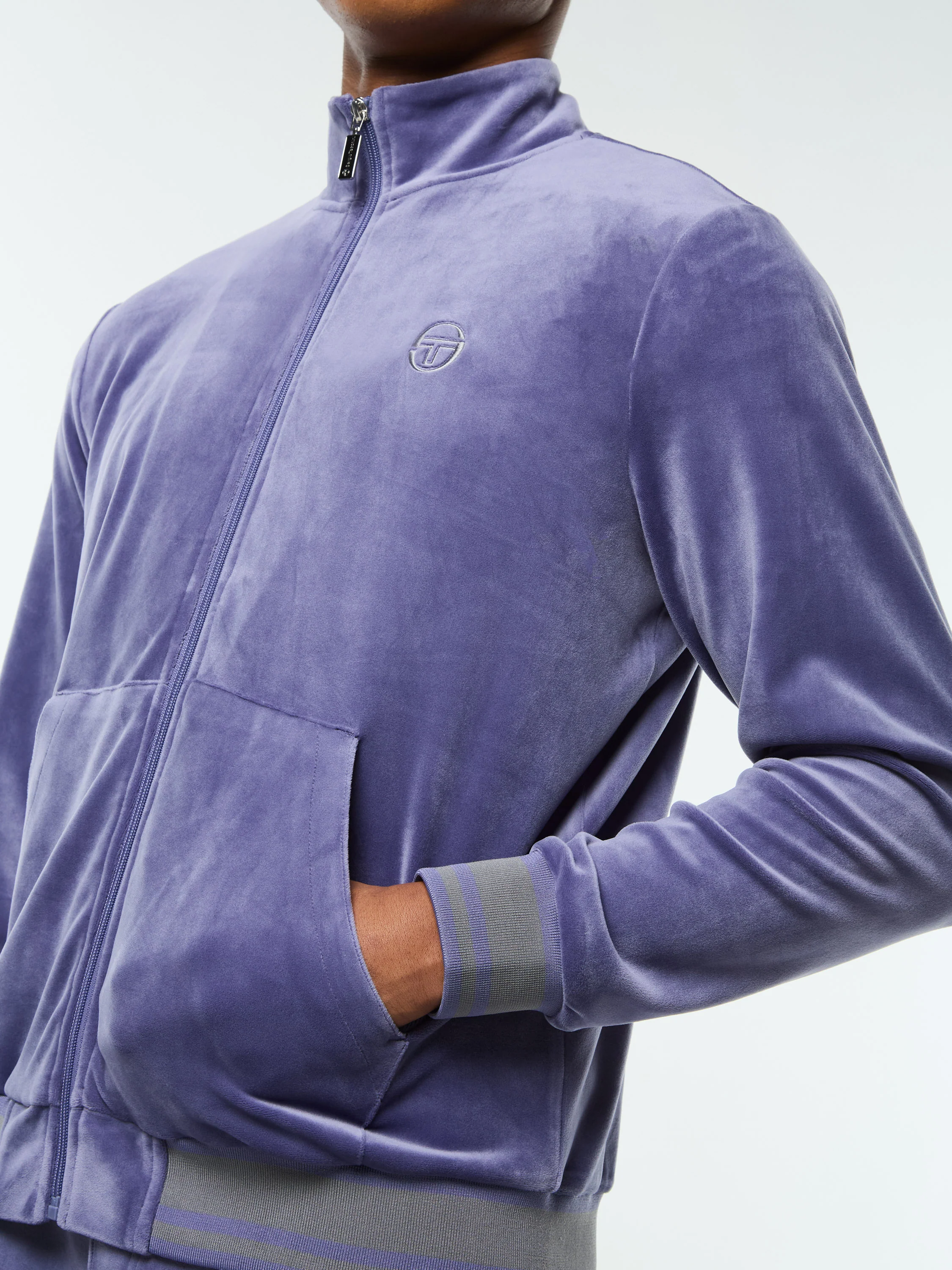 Viaggioa Track Jacket- Heron - Image 8