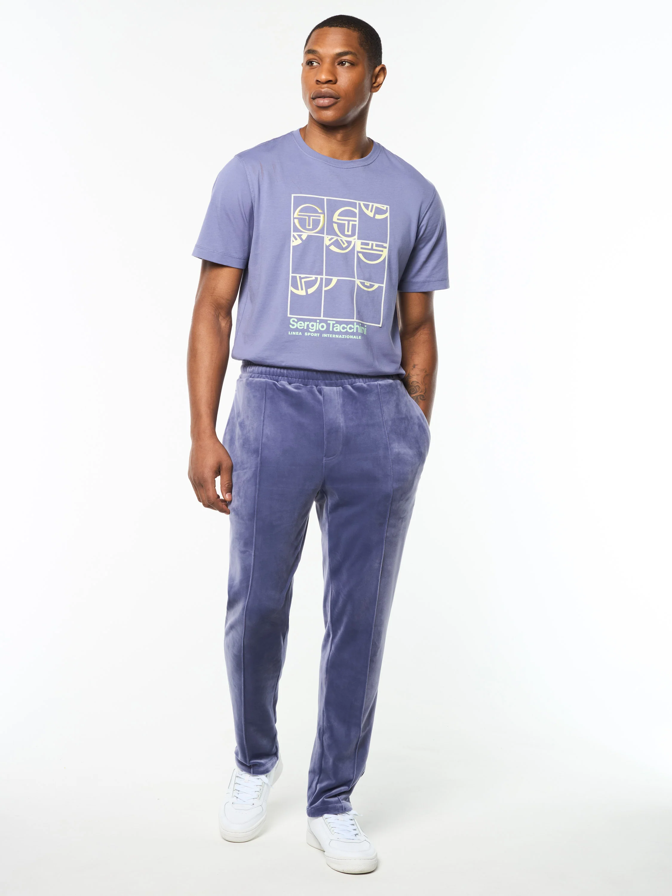 Viaggioa Track Pant- Heron - Image 3