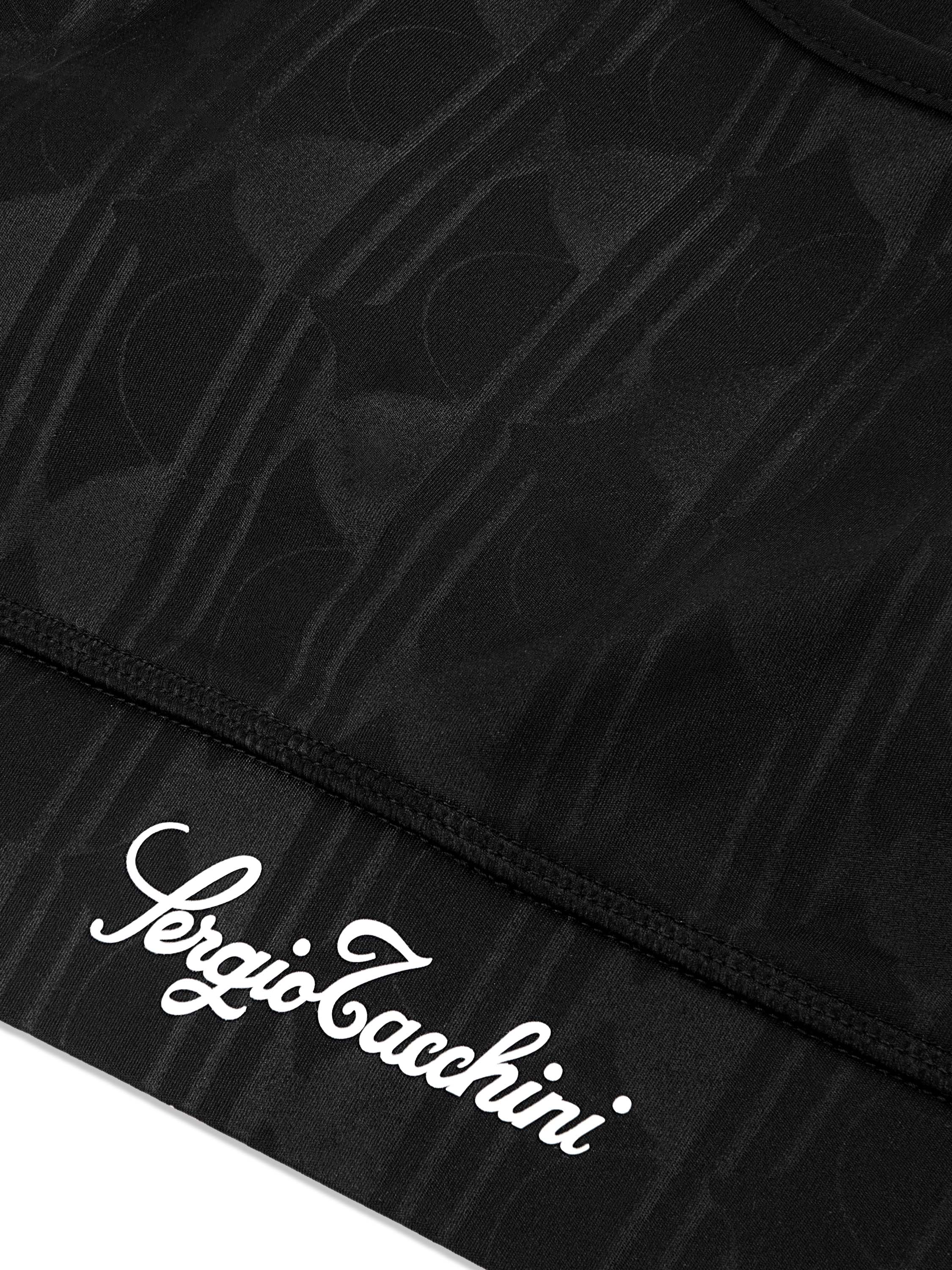 Viano Printed Sports Bra- Black Beauty - Image 4