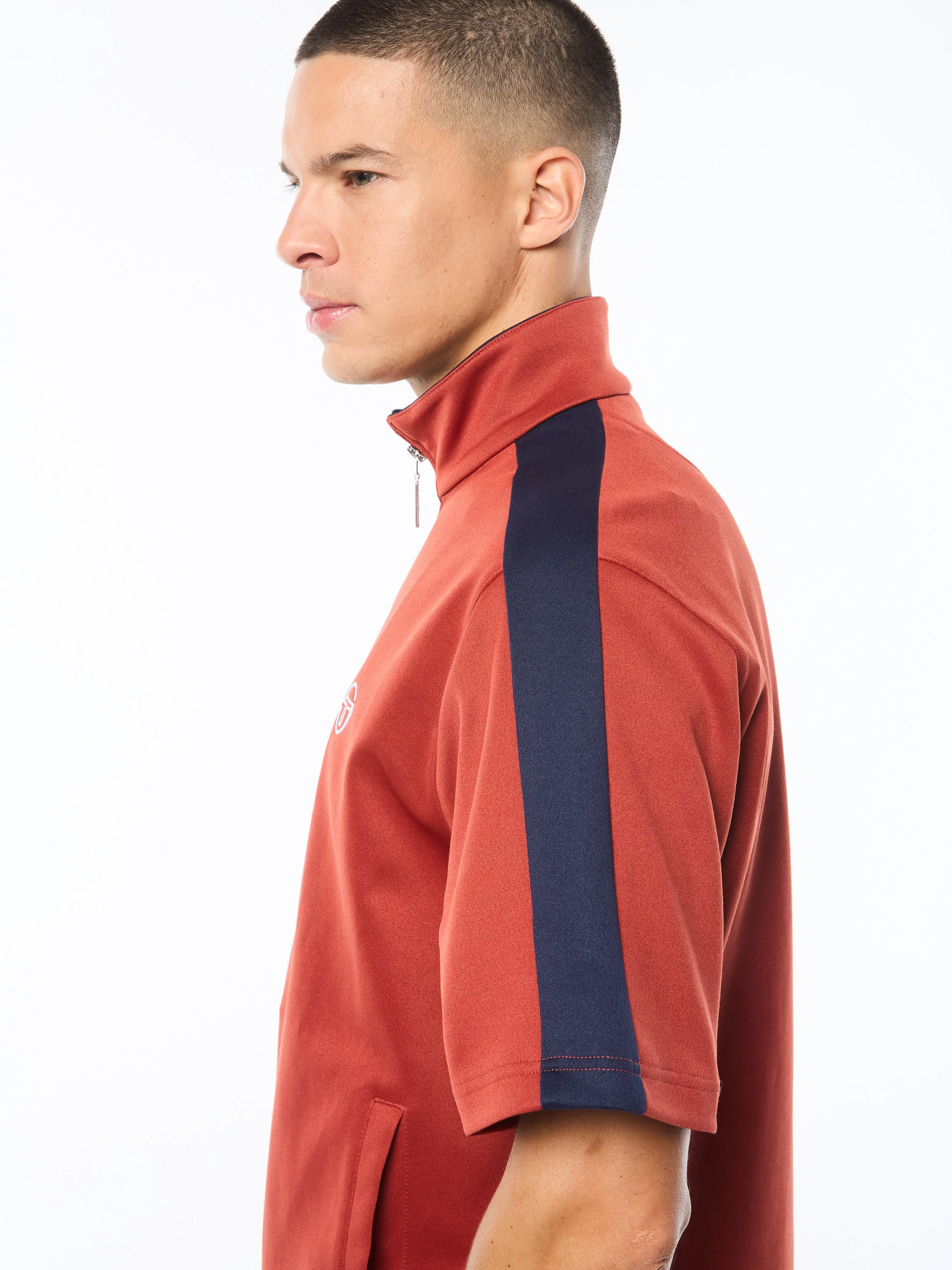 Viscotti Short Sleeve Track Jacket-Bossa Nova - Image 6