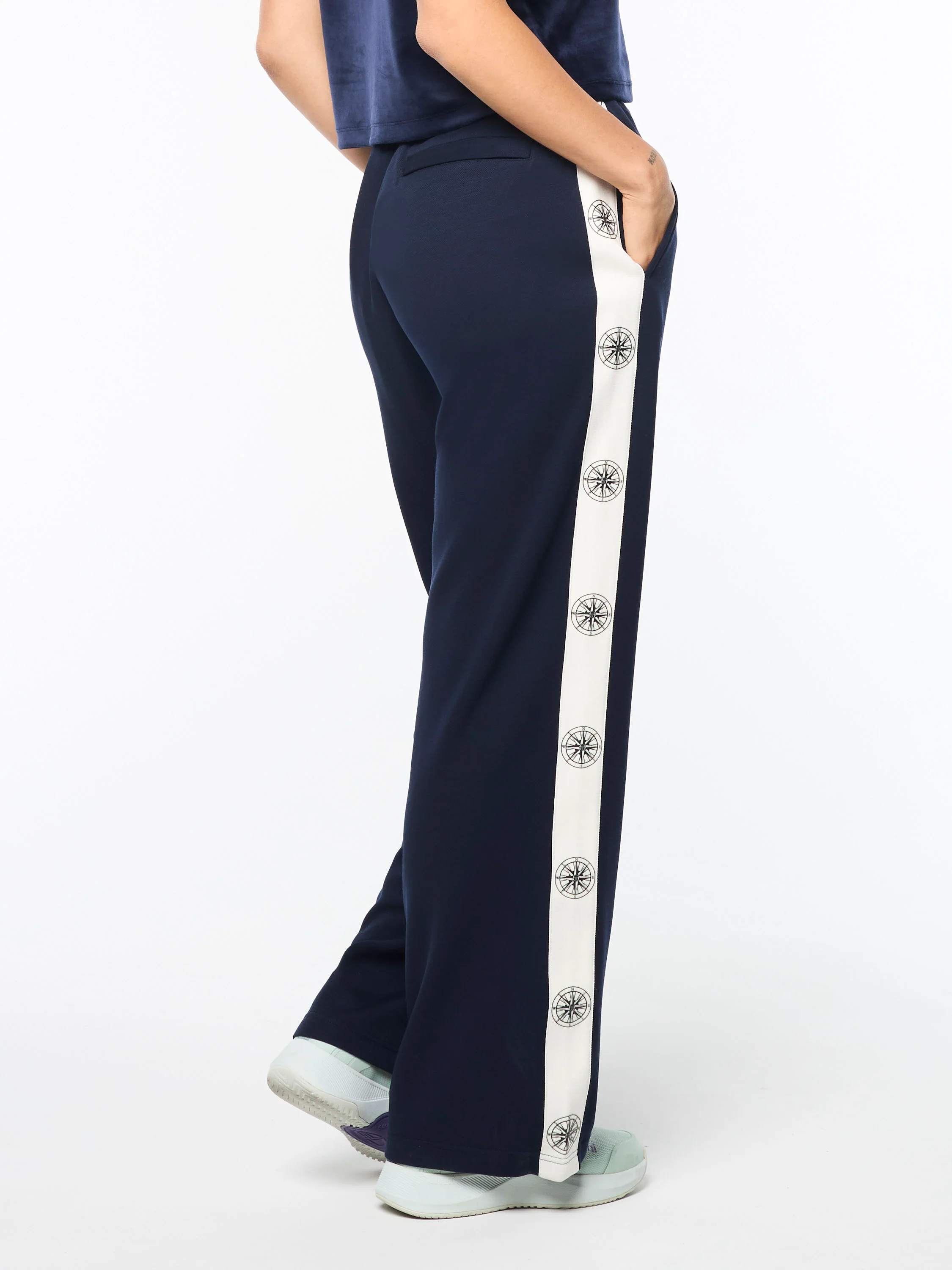 Women's Bussola Track Pant- Maritime Blue - Image 4