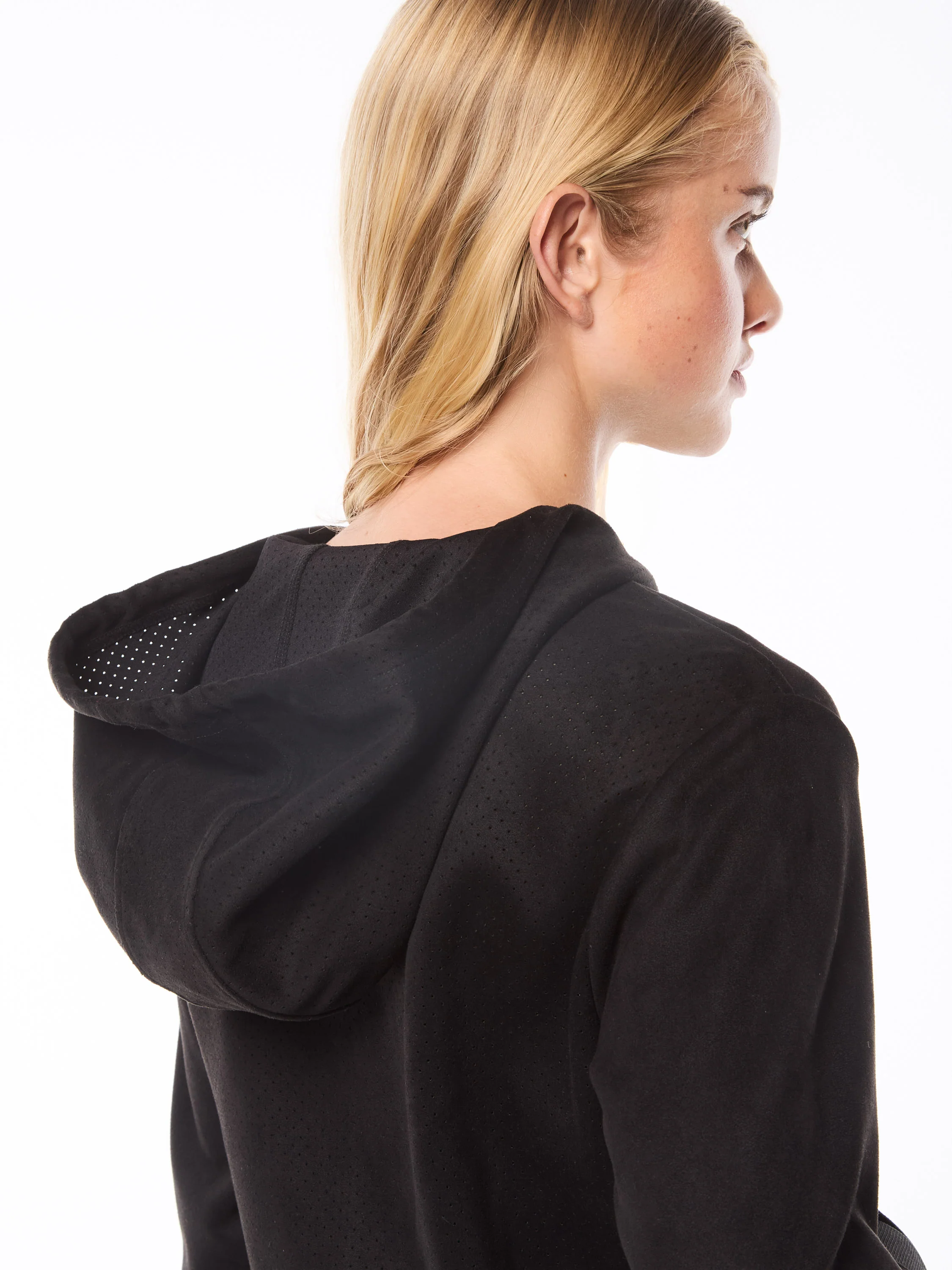 Women's Camoscio Hoodie- Black Beauty - Image 5