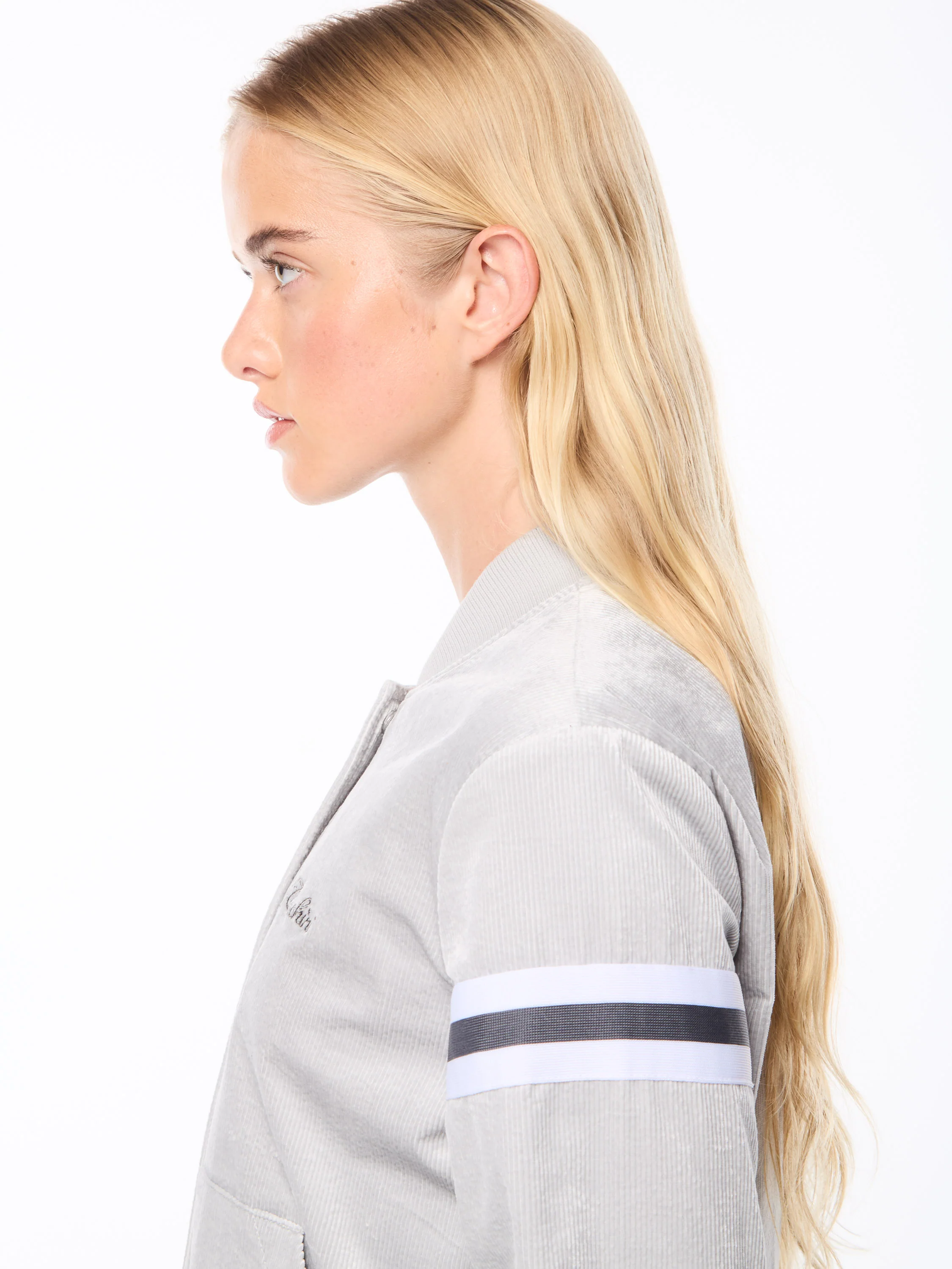 Women's Cordurato Track Jacket- Quiet Shade - Image 6