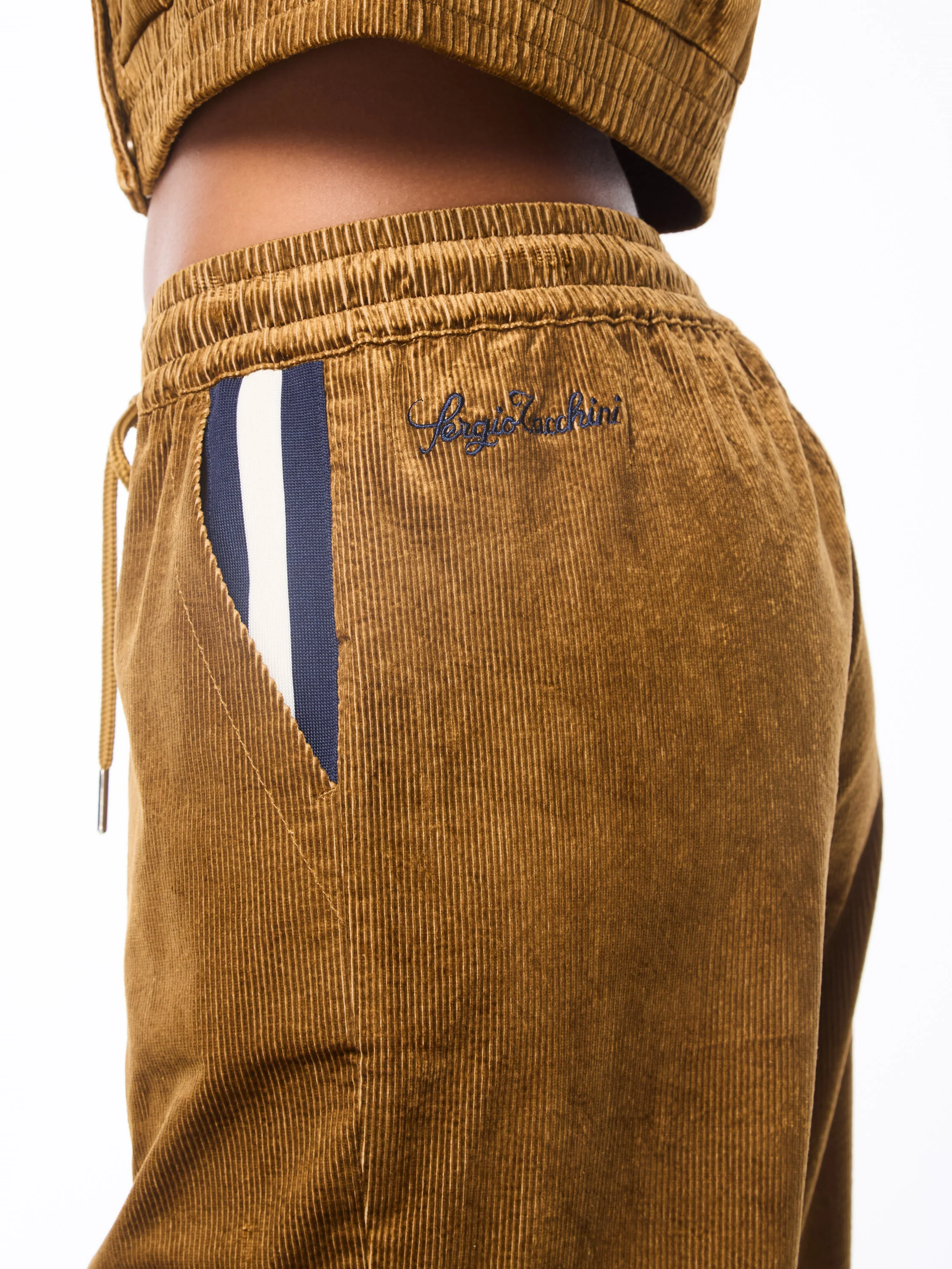 Women's Cordurato Track Pant- Bronze Brown - Image 6