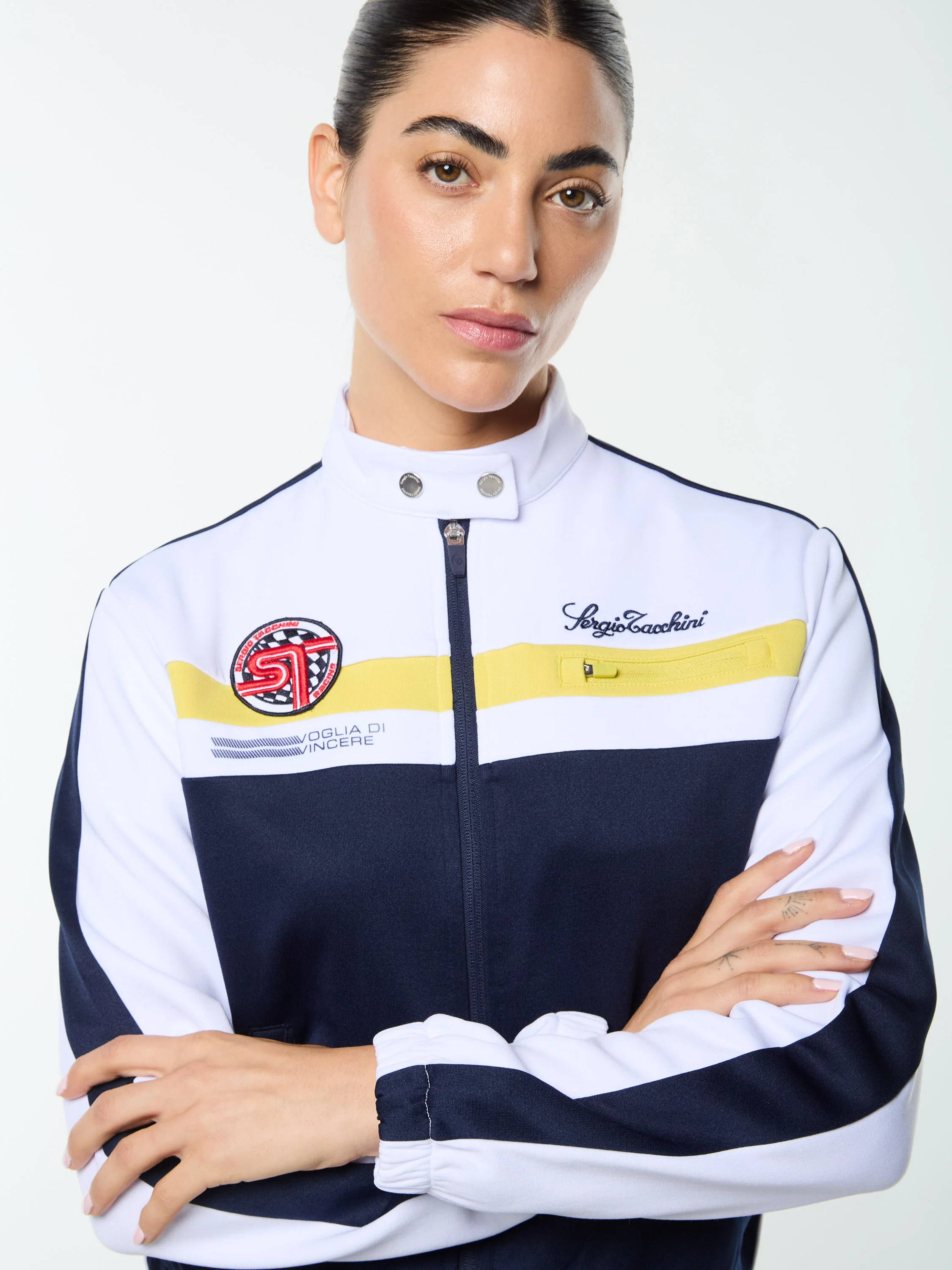 Women's Corsa Track Jacket- Maritime Blue - Image 9