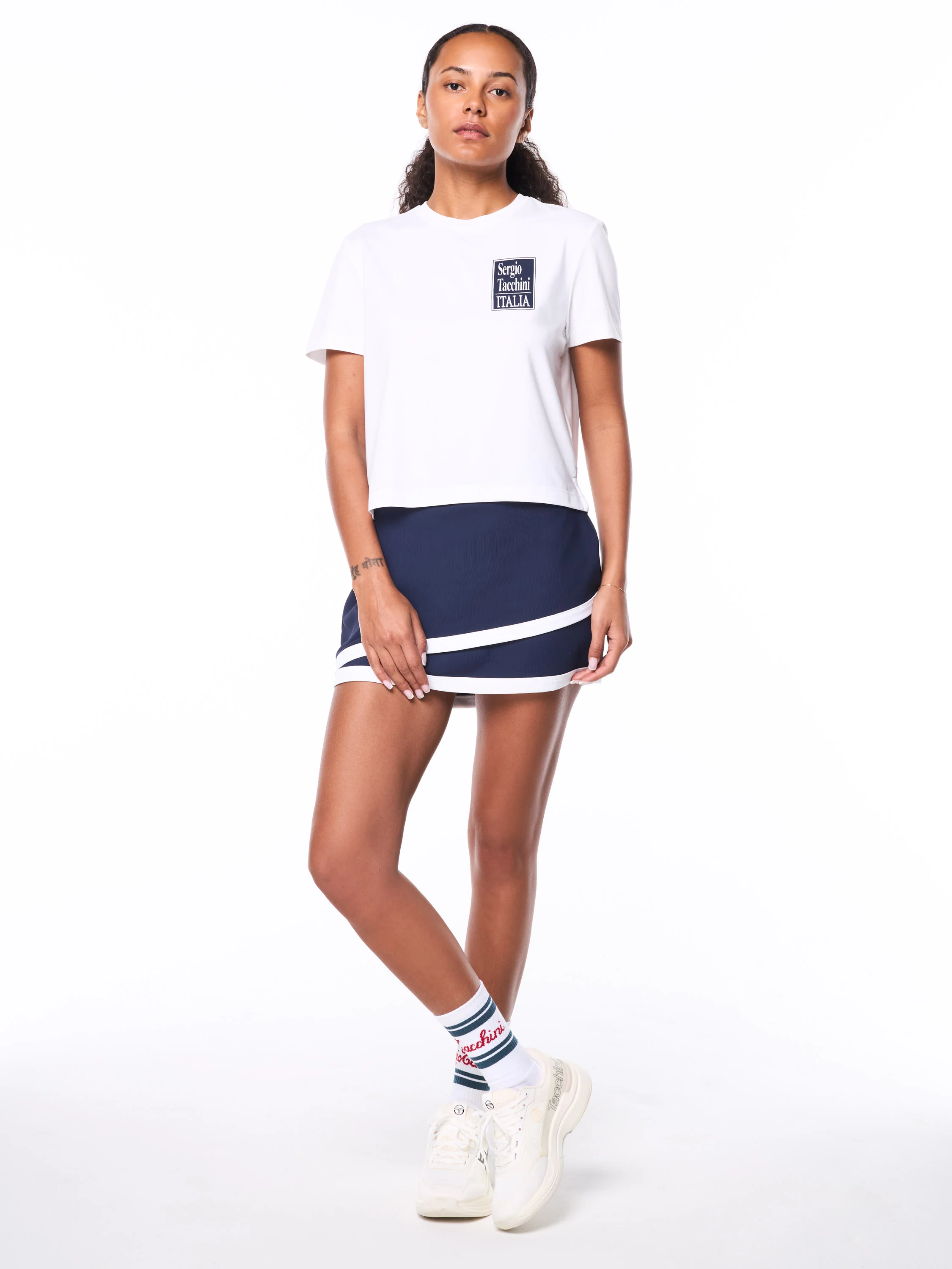 Women's Italia T-Shirt-Brilliant White - Image 3
