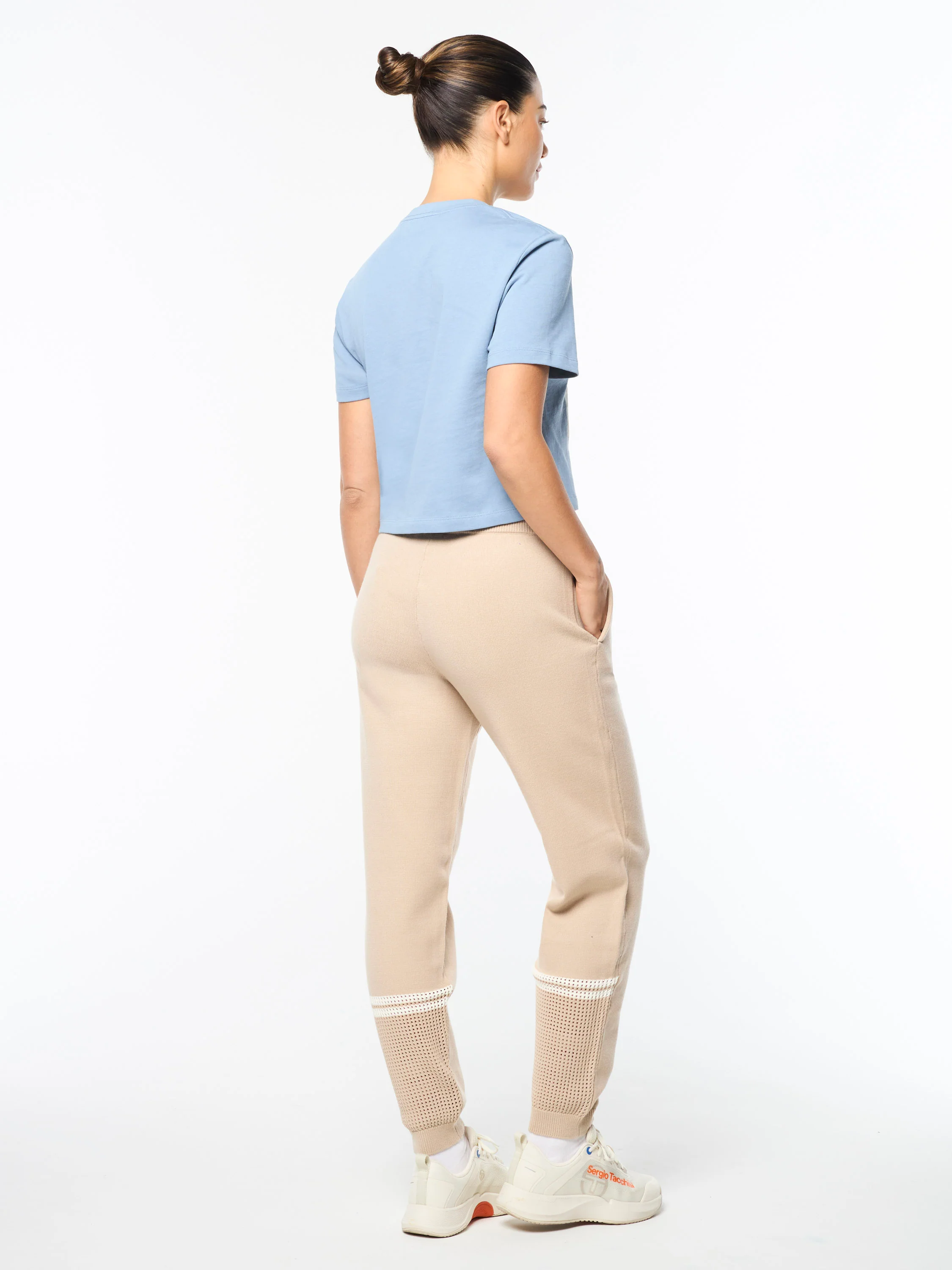 Women's Tosca T-Shirt- Faded Denim - Image 6